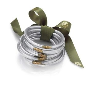 All Weather Christian Silver Bangles